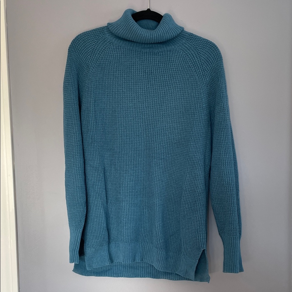 J. Crew Blue Turtleneck Sweater